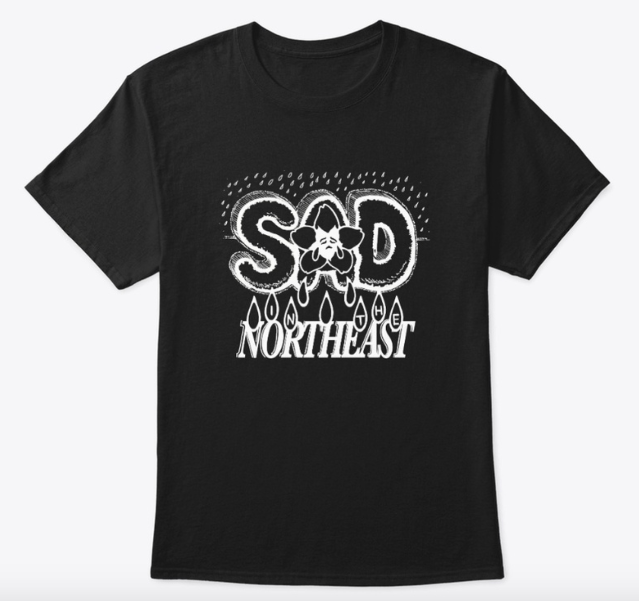 Sad In The Northeast Tee (Black)